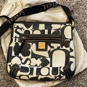 TOUS crossbody purse- black and white